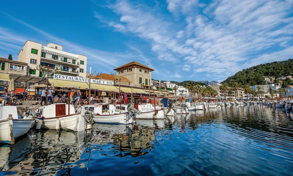 Soller Sea front in Majorca