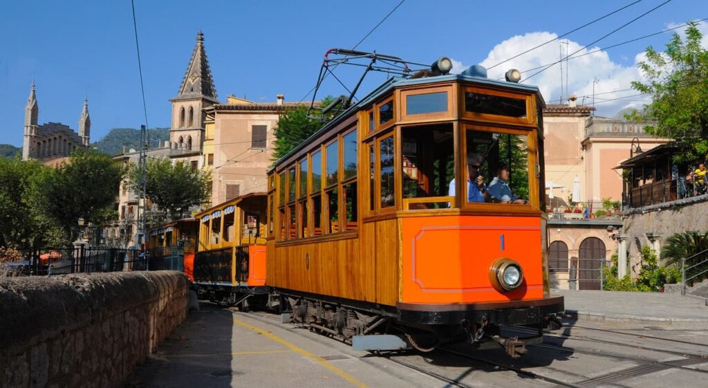 Tram in Soller Majorca